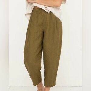 Uniqlo Gauze Raw Hem Beach Pant Sz S